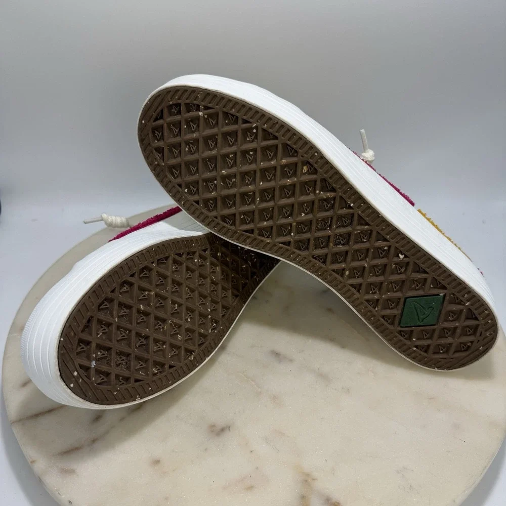 Sperry Womens SeaCycled Crest Vibe Platform Sneakers Size 8 Rainbow Pride